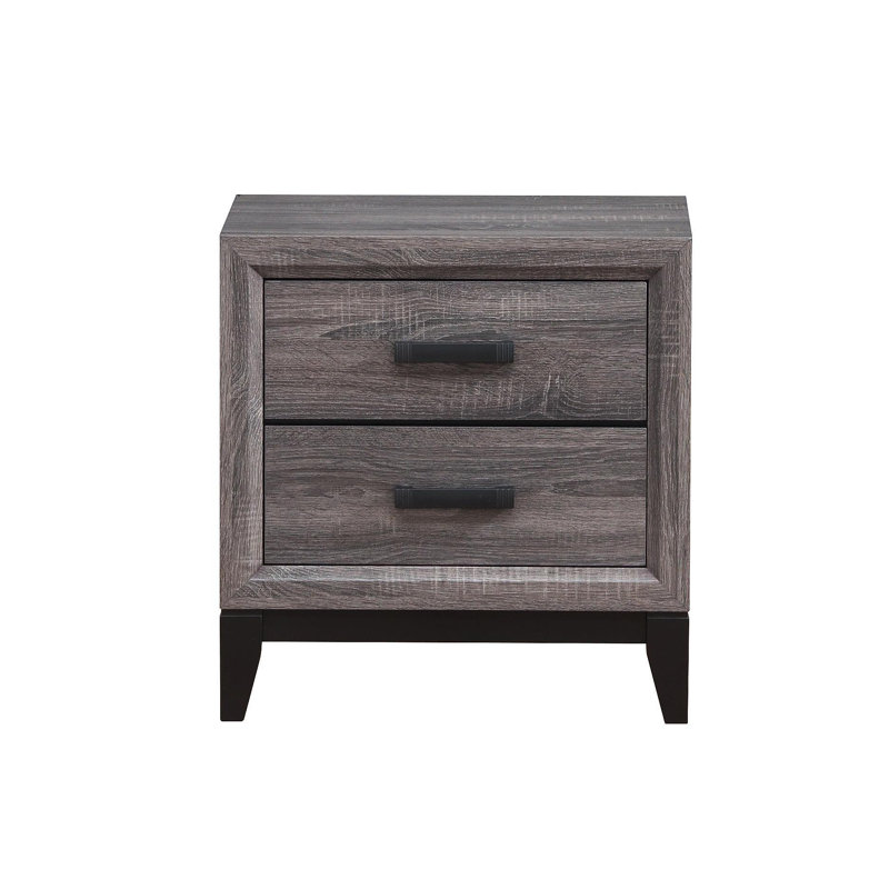 Table de chevet gris MIRAGE, Gris