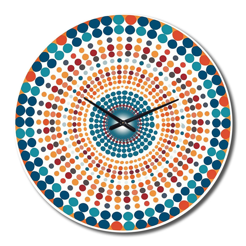 Horloge murale Boho Mandala, Grand