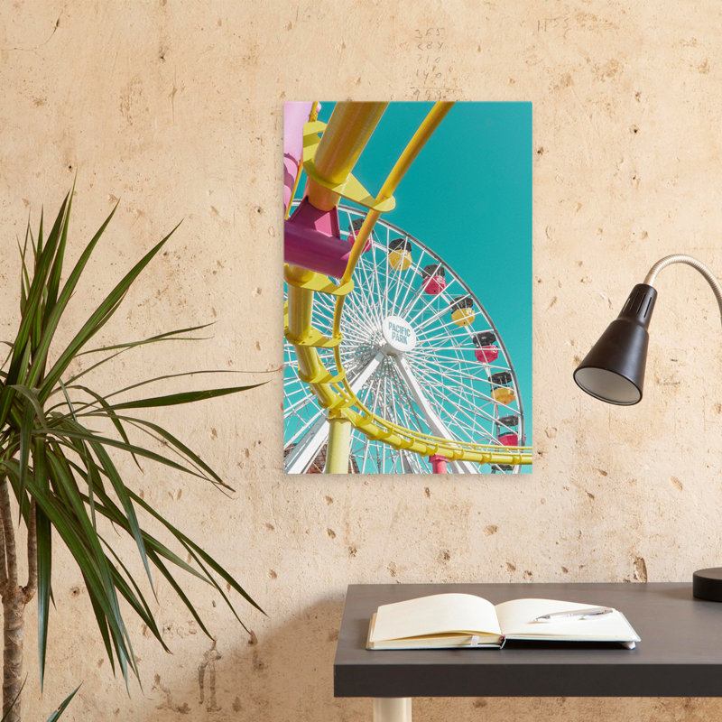 Pacific Wheel II - photographie, art rétro, H 24 po x l 16 po