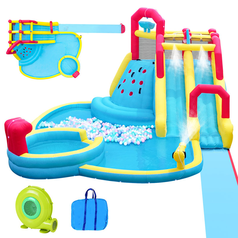 Glissoire gonflable 16 'x 18' avec soufflerie