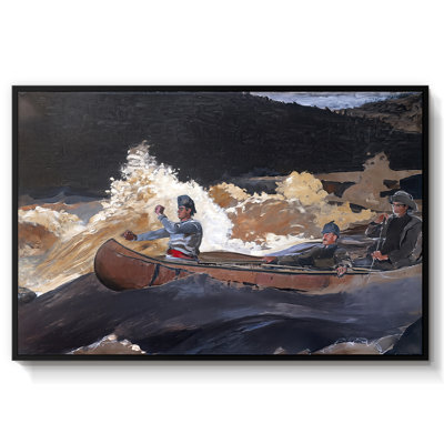 Campfire, Adirondacks, 1892-Winslow Homer-Framed Gallery Wrapped Canvas