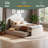 Teddy Fleece Upholstered Platform Bed-235155182-235155180