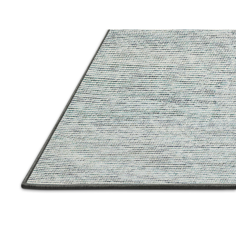 Tapis décoratif gris contemporain, Rectangle 8 pi x 12 pi