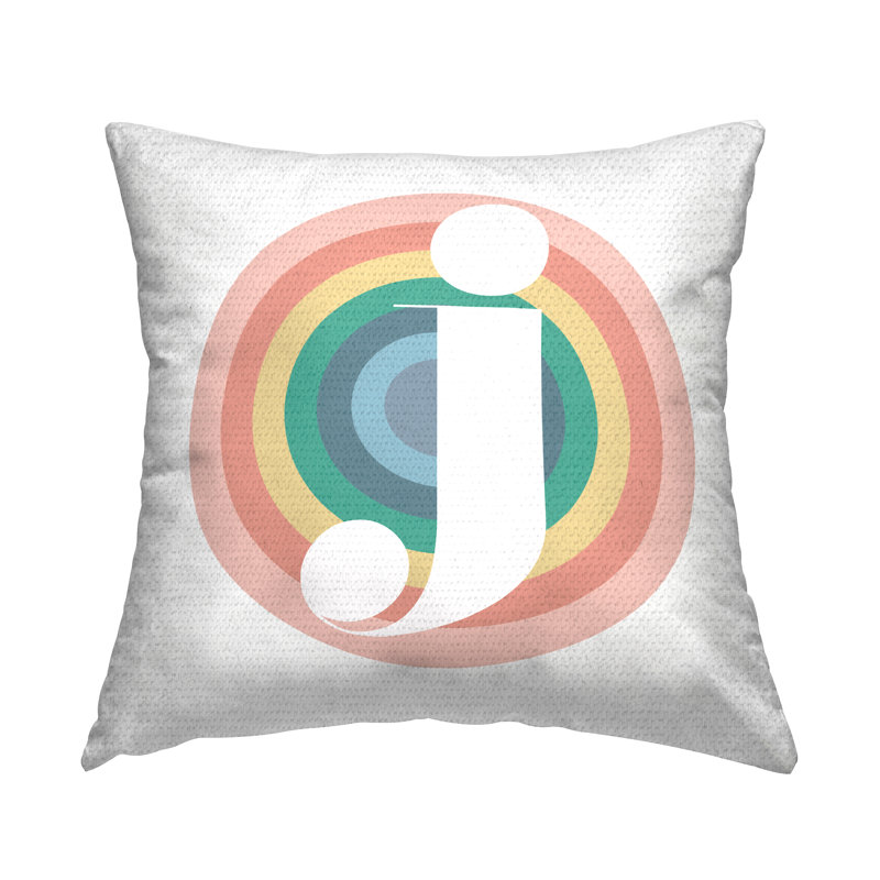 Coussin Rainbow, J