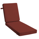 ARDEN Foam Outdoor Double Welted Chaise Lounge Cushion, 21 x 72, made with ProFoam, Rain-proof, Fade Resistant