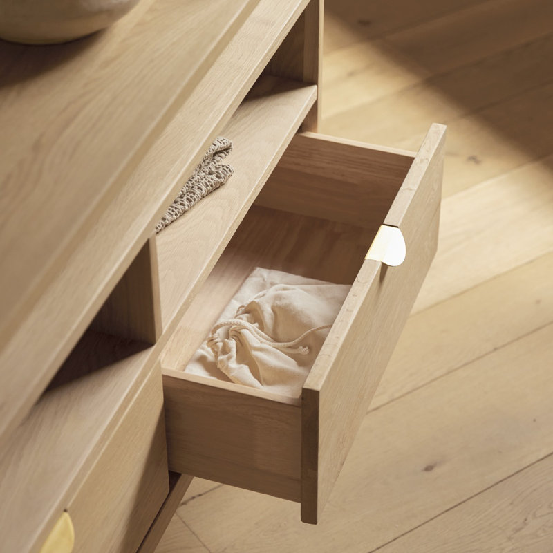 Pola 47.24'' W Solid Wood Console Table