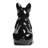 Winston 12" Gloss Ceramic Black French Bulldog Sculpture-702797627