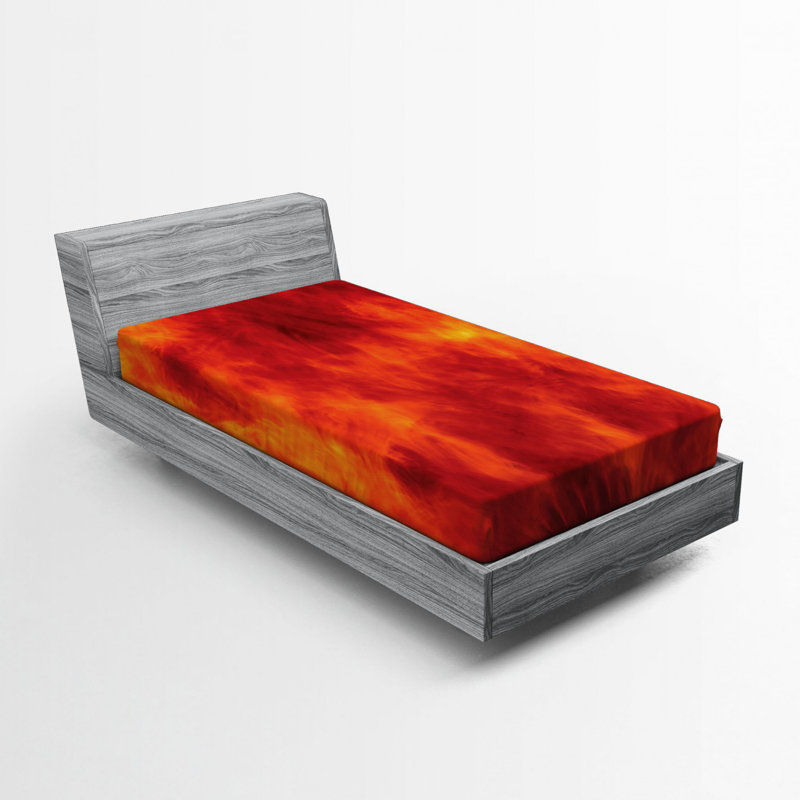 Microfiber Abstract Fitted Sheet, Twin XL Fitted Sheet