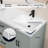  60 In. W X 22 In. D Solid Surface White Rectangular Double Sink Vanity Top Countertop In Glossy White
