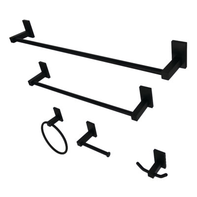 Kingston Brass Continental 5-Piece Bathroom Hardware Set