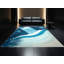 Tapis ombré doux moelleux tropical bleu Kamena - bleu ciel-2014222464