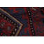 Tapis de couloir rouge en laine de conception unique 8 pi 2 po x 2 pi 1 po