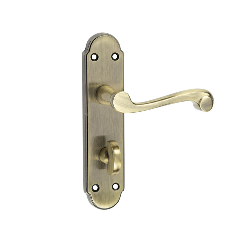 Marlow St Paul Door Handle, Antique Brass