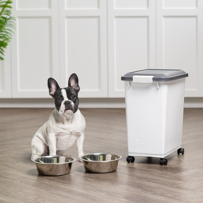 IRIS 30 Lbs. Airtight Pet Food Container with Scoop