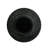 24"H Black Ceramic Floor Vase