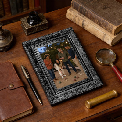 5" x 7" Black 3 PCS Elegant Picture Frame for Mother's Day Gifts