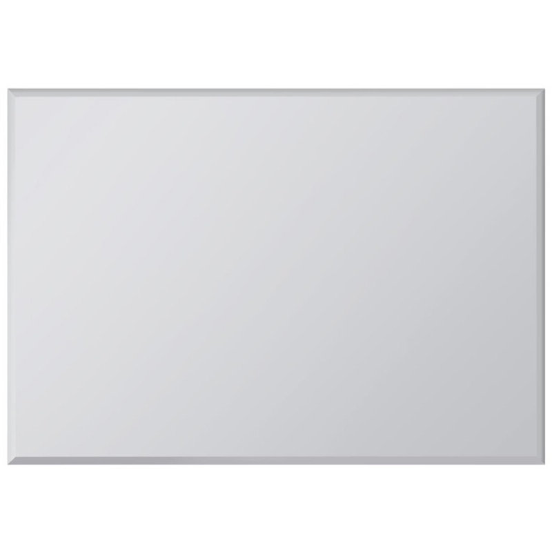 Azariea Wood Flat Wall Mirror, 39cm x 27cm