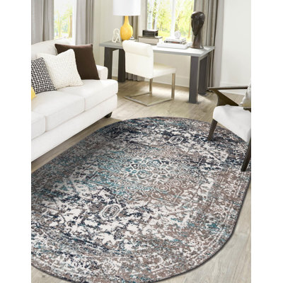 Tapis oriental gris Inesse