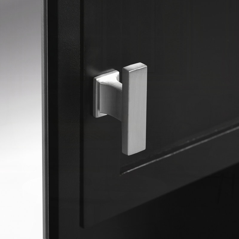 Armoire de salle de bain murale moderne avec miroir 29 po x 28 po, Noir
