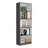 2 Piece Home Bookcase Set, 42" Wide With 10 Shelves, Living Room Set Matt Gray / White-729650443