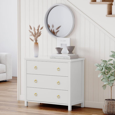 Drawer Dresser for Bedroom,Clothes Storage Cabinet with Large Drawers, Chest for Closet, Nursery, Living Room, Hallway by Breakwater Bay