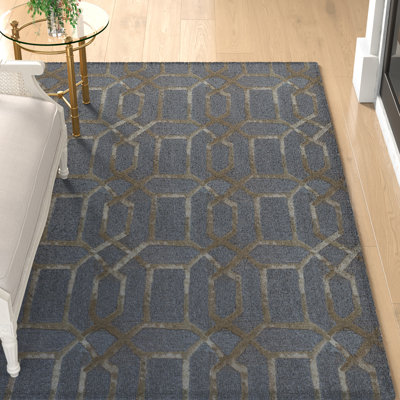 Vegas Geometric Wool Hand Woven Area Rug