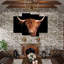 Highland Cow, ensemble de 4 pièces sur toile écossaise Highland Cow-92787513