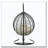 Egg Swing Chair Foldable Sturdy Frame Plush Cushion-891322455-891322475