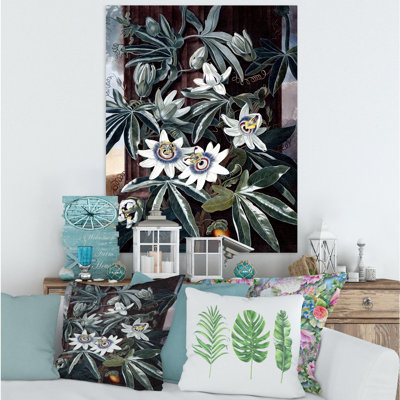 Fleurs rétro I - reproduction sur toile