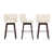 Ivory Faux Leather Seat/Dark Brown Frame is out of stock