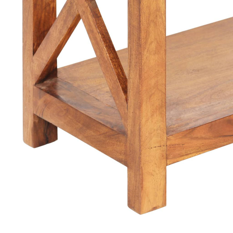 Bookshelf Book Rack Standing Shelves Wall Bookcase Solid Wood Acacia, (4 Shelves) 70.9" H x 23.6" W x 11.8" D