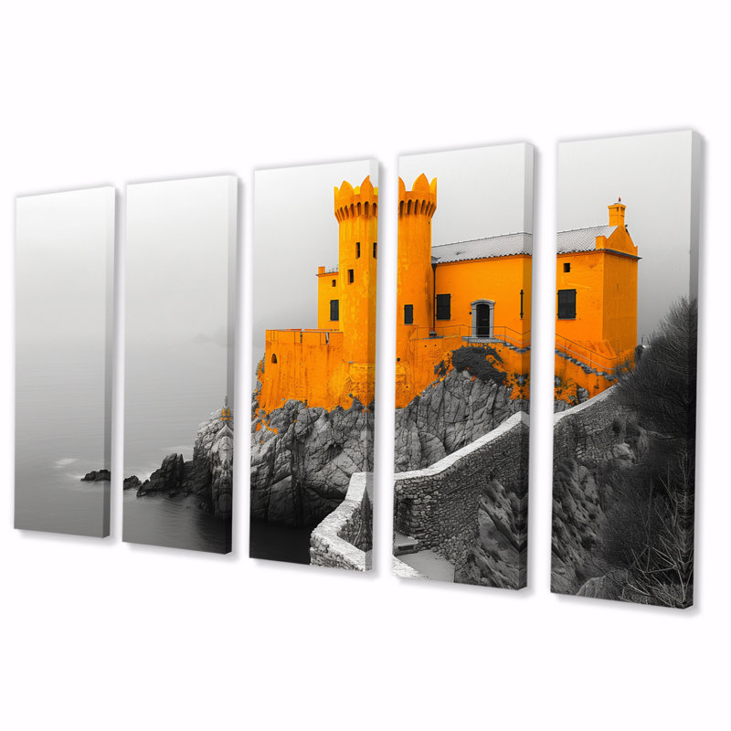 Ensemble d'art mural «Fortress», H 28 po x l 60 po