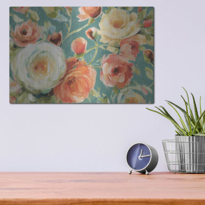 «Florabundance I In Teal» par Lisa Audit