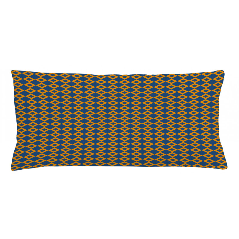 Housse de coussin lombaire géométrique intérieur/extérieur, 16 po x 36 po