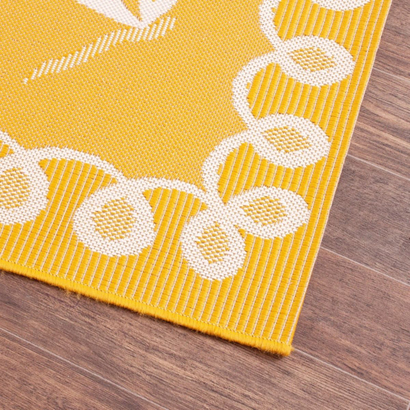 Aracelia Abstract Indoor / Outdoor Area Rug, Round 160cm