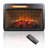 Infrared Quartz Woodlog Fireplace Insert with Brick Design-114137762