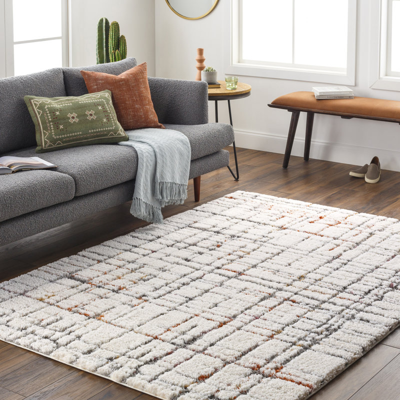 Ostler Performance Abstract Indoor Rug, Rectangle 9'2" x 12'