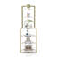 6-Tier Corner Open Shelf Modern Bookcase Wood Rack Freestanding Shelving Unit