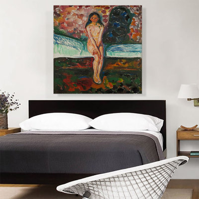 "La puberté 1916" par Edvard Munch, reproduction d'art sur toile tendue