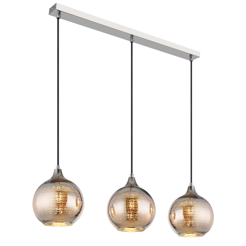 Daylie 3 - Light Satin Pendant