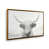 Polished Gold Floater Framed