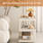 Cream Move Sintered Stone Safe Nightstand-108830943