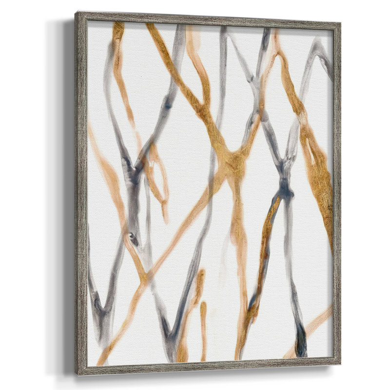 Runnel IX Framed Print - Solid Wood, 11" H x 9" W