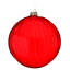 5" Glass Clear Stripe Ball Ornament-1061551486