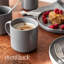 Over&Back Stackable Semi-Matte Hand-Finished Stoneware Mugs, Set of 4-99312904