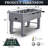 RayChee 55'' L Foosball Table, Full Size Soccer Game Table with 2 Balls, Leg Levelers and Heavy-Duty-91863670