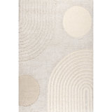 Hazy Swirl Abstract Shag Area Rug