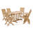 Solid Wood Outdoor Folding Dining Armchair
