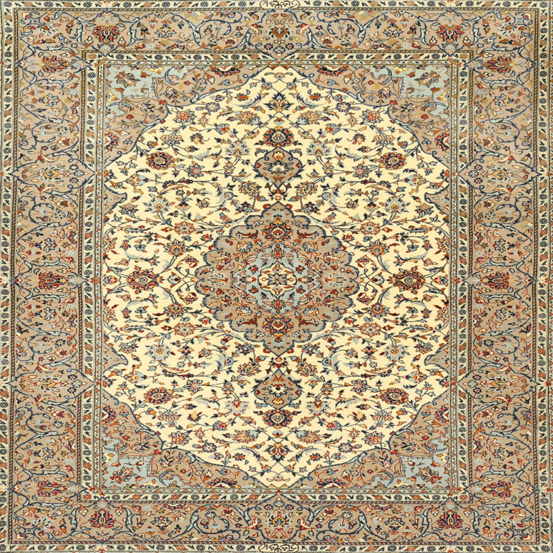 Benno Wool Oriental Indoor Rug, Round 3'