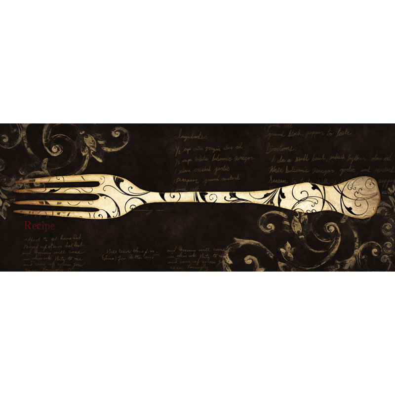 Fork It All - Painting Print, 81 cm H x 122 cm W, Wrapped Canvas